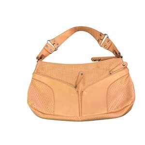 ANA Peach faux Leather Shoulder Bag 15 W SD 16